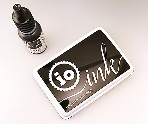 Impression Obsession IO Hybrid Ink Pad and Refill - Black - INKP048 and INKR048 (Bundle 2 Items)