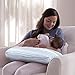Nursing Pillow Cover 2 Pack Breastfeeding Pillow Slipcover for Moms, 100% Natural Cotton Slipcovers for Baby, Fits Standard Infant Nursing Pillows