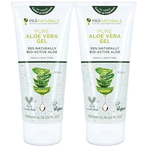 PraNaturals-Pure-Aloe-Vera-Gel-200ml-VEGAN-CERTIFIED-Pack-of-2 PraNaturals Pure Aloe Vera Gel 200ml – Soothing & Hydrating, Rich in vitamins, for bug bites and minor burns, For all…