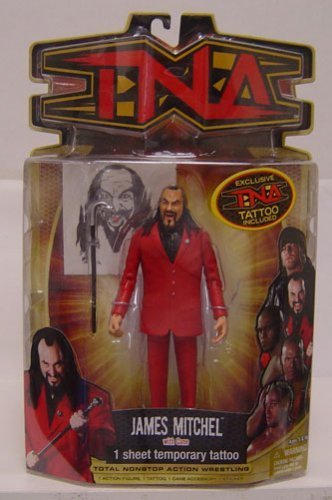 TNA Wrestling Serie 8 Actionfigur James Mitchell von Marvel Toys