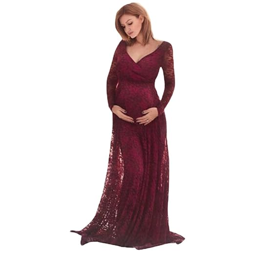 WanYang Frauen Fotoshooting Mutterschaft Party Kleid Sexy Lange Maxi Kleid Fotografie Fotoshooting Mutterschaft Party Kleid