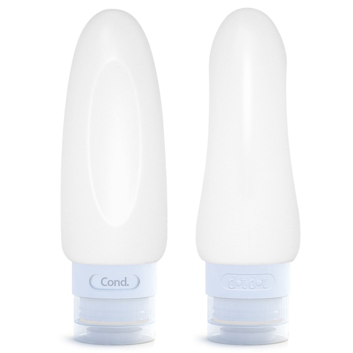 4 Leak Proof Travel Bottles - 3 oz Travel Containers for Travel Size Toiletries with TSA Quart Bag : Beauty