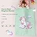 BUZIO Kids Fleece Weighted Blanket 5lbs, Unicorn Blanket for Kids with 4 Color Options, Ultra Soft and Cozy Heavy Blanket, Great for Calming and Sleep, 36x 48inch