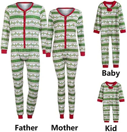 Iusun Family Pajamas Matching Sets, Christmas Man Women Kids Xmas Pajamas Romper Jumpsuit Sleepwear Nightwear