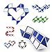 Snake Twist Puzzle Cube Transformable Puzzle Cool Snake Magic Variety Popular Twist Stress Reliever Transformable Gift Puzzle Child Kids Educational Toys Gifts (#1 Colour Random)