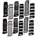 Angelina Dozen Pack Toe Socks, Masculine Colors, #5002_M
