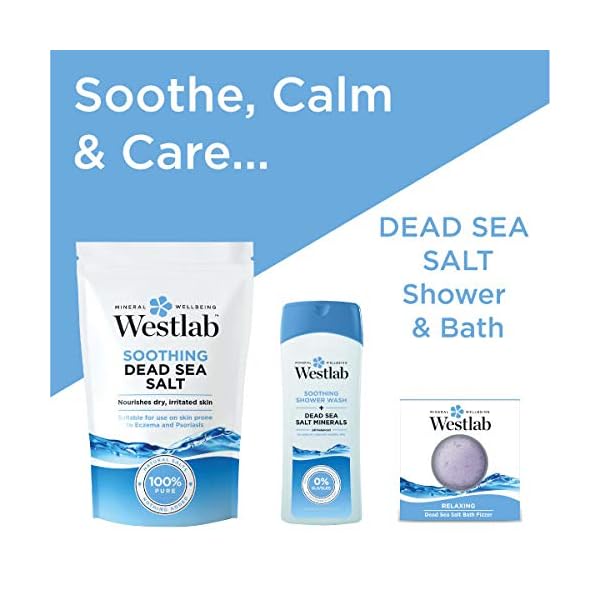 Westlab-Soothing-Dead-Sea-Bath-Salt-5kg Westlab - Soothing Dead Sea Salt - 5kg Resealable Pouch - 100% Natural, Pure & Unscented Mineral Salts - Nourishes…
