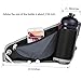 G4Free Runners Waist Pack with Water Bottle Holder for Outdoor Sports, Running Cycling Hiking Waist Bag Fanny Pack (No Bottle Included) Black