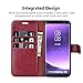 OCASE Samsung Galaxy S8 Case Leather Flip Wallet Case for Samsung Galaxy S8 Devices - Burgundy