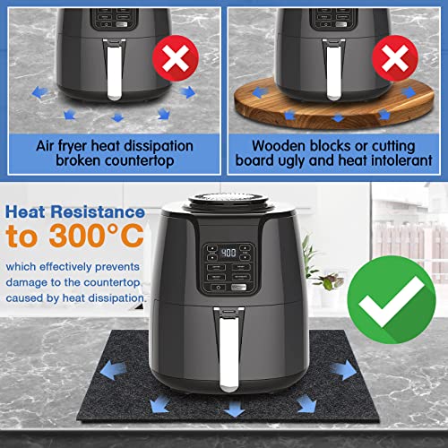 Heat Resistant Mat for Air Fryer Kitchen Countertop Heat Protector Mat