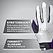 Harbinger HumanX Women's X3 Competition Glove, Medium, Purple/White