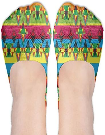 Ethnic Ornamental Striped Aztec Patterned Sexy Holiday\r\n Novelty Socks Boat