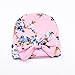 Ever Fairy 3pcs Infant Baby Girls floral print Nursery Newborn Hat Cap with Big Bow