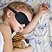 Sleep Mask Travel, Light Sleep, Light Resistance, Anti-Fatigue, 3D, 100% Comfortable Sleeping Mask for Deep Relaxation Best Eye Mask and Luxurious Sleep Mask