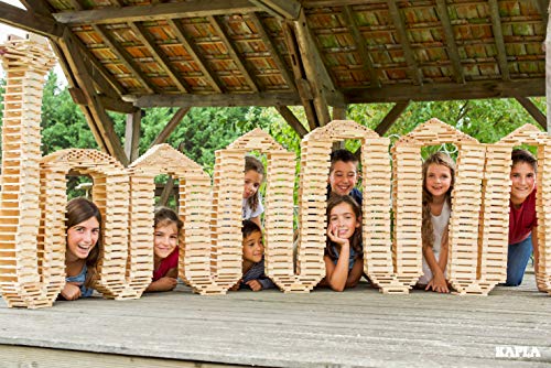 KAPLA - KISTE 1000 Holzplättchen - Holzspielzeug, Konstruktionsspielzeug, ab 2 Jahren – Bild 8