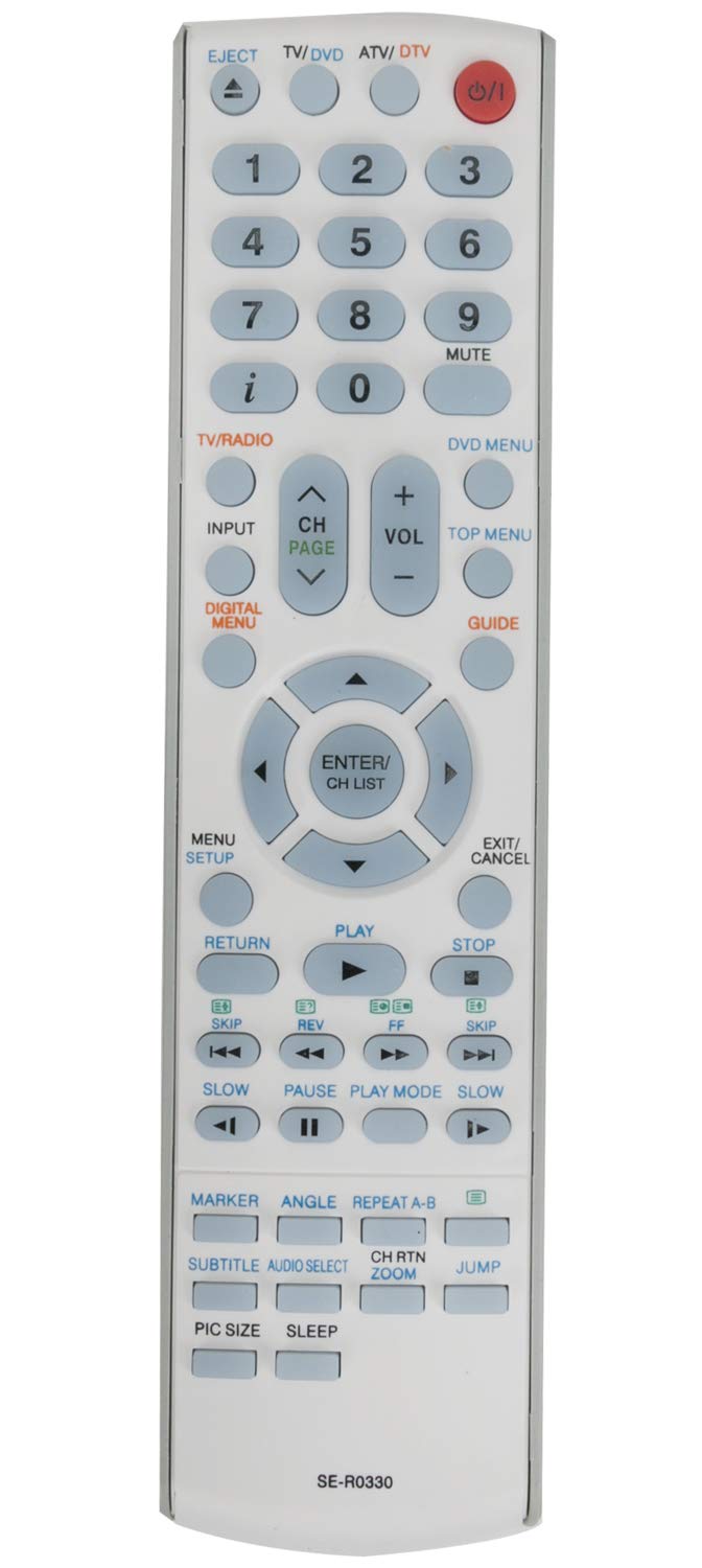 ALLIMITY SE-R0330 SER0330 Remote Control Replace for Toshiba DVD Disc Player System 19DV665DG 19DV556DB 19DV556DG 19DV667DB 19DV667DG 22DV616DG 22DV667DB 19DV714B19DV555DG 19DV616DG 19DV734G