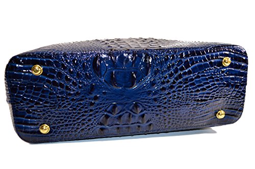navy blue brahmin handbags