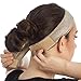 Wig Grip Headbands for Women,Adjustable Comfort Head Hair Band for Keeps Wig Secured,Prevents Headaches & Hair Loss (Beige)