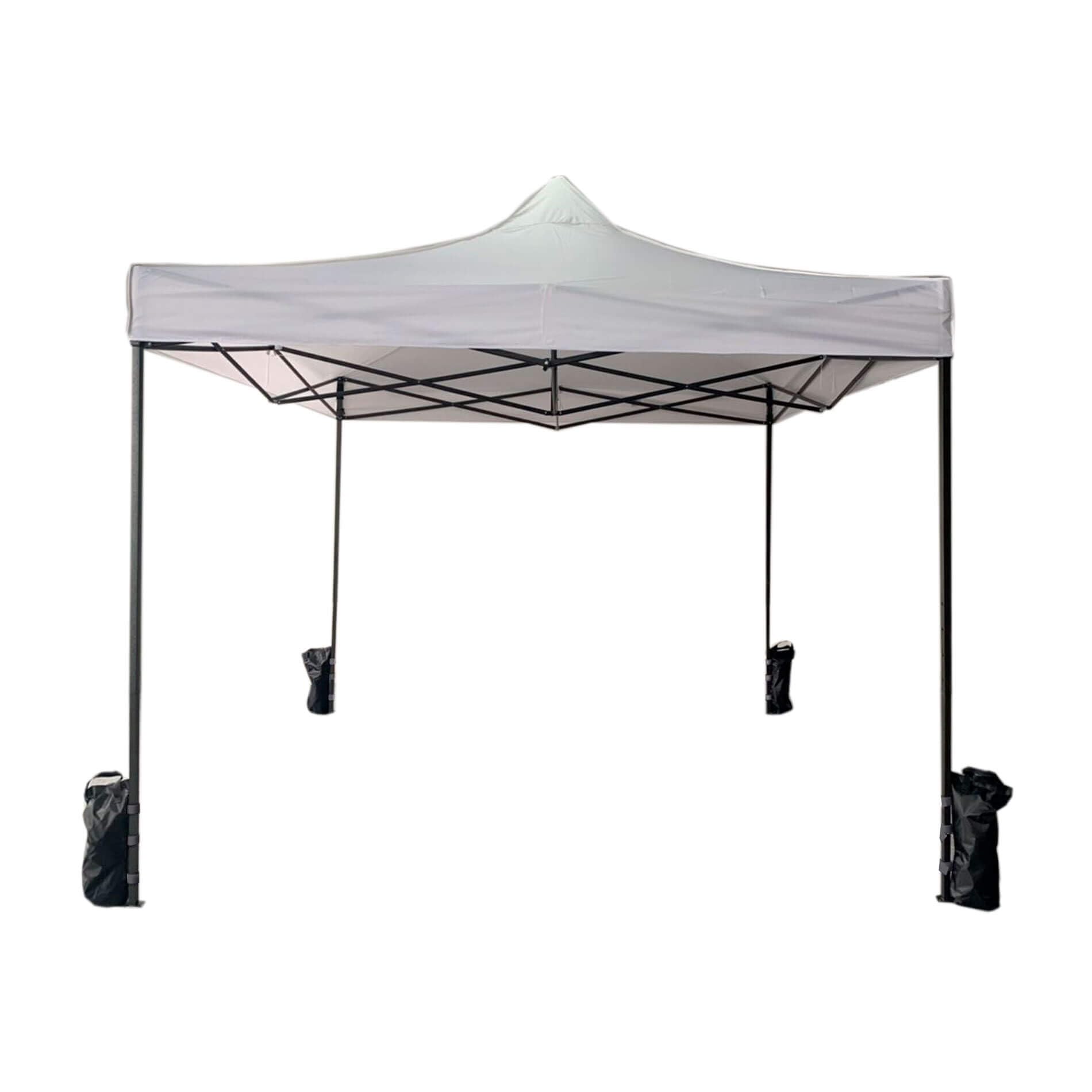 Rebecca Mobili foldable white gazebo for outdoor, pop up canopy for festivals, garden, camping, marquee for party, market – Dimensions 3,1x3x3 m (H x W x D) - Art. RE6326