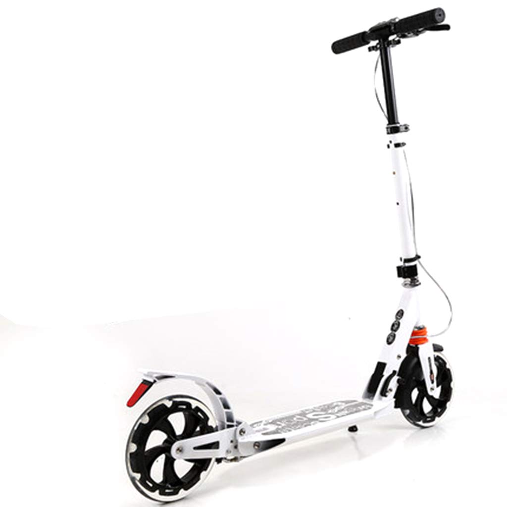 多様な キックボード本体 B07mgr692j 黒 色 ハンドブレーキ付き折りたたみ式キック スクーター 8歳以上のお子様向けの誕生日プレゼント 男の子向け女の子 サポート100kg 非電気 キックスクーター キックボード 白 白 定番のお歳暮 Theaccountant Org Mt