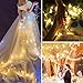 Moreplus 2 Pack Battery Operated Fairy String Lights Waterproof 8 Modes 33ft 100 LED Copper Wire Decorative Lights with Remote Control for Outdoor Indoor Bedroom Garden Wedding Christmas (Warm White)