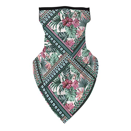 Sunward Face Mask Outdoor Print Seamless Ear Mask Sports Scarf Neck Tube Face Dust Riding Mask