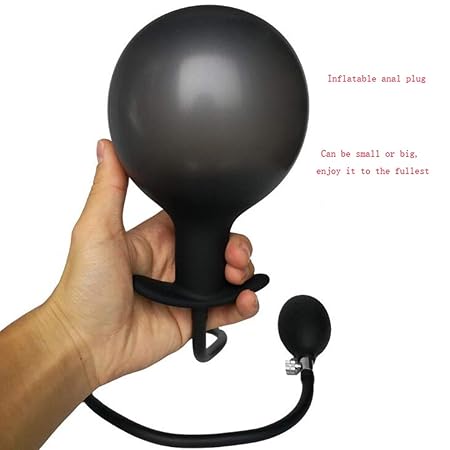 CKH Männlicher aufblasbarer Analplug Expansion Anal Pen?s Backcourt Big Anal Plug Erwachsene Sex Toys