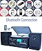 Boytone BT-28SPB, Bluetooth Classic Style Record Player Turntable with AM/FM Radio, Cassette Player, CD Player, 2 Separate Stereo Speakers, Record Vinyl, Radio, Cassette to MP3, SD Slot, USB, AUXthumb 3