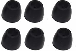 6-Pack Rubber Bumper Stop Replacements for Cargo Trailer Truck Ramp Door Cone 2" Tall