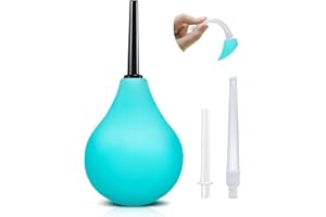 Onegreen Douche Kit - Men & Women Butt Shower Douche, Silicone, Reusable, 3 x Nozzles, 224ML