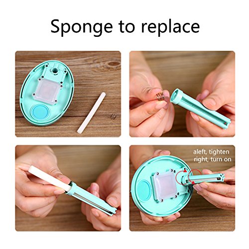 10PCS Humidifiers Filters Sponges Filter - Azmall 8mm114mm Spare Cotton Swab Wick Sticks Can Be Cut for USB Air Humidifier Aromatherapy Essential Oil Diffuser