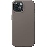 JETech Silicone Case for iPhone 15, Clay | Silky Soft Touch, Shockproof Protection, Scratch Resistant, Microfiber Lining