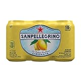 San Pellegrino Sparkling Fruit Beverages, Limonata/Lemon, 11.15-ounce cans (Pack of 6)
