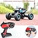 ZJTL Remote Control Toy Blue Rally Buggy RC Car 2.4Ghz 4 WD High Speed Crawler 1:18 Scale Size w/ Working Suspension, Spring Shock