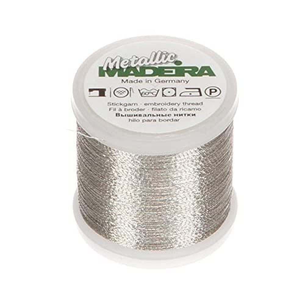 Madeira M9842-SILVER Thread, Metal, Silver, 200 m