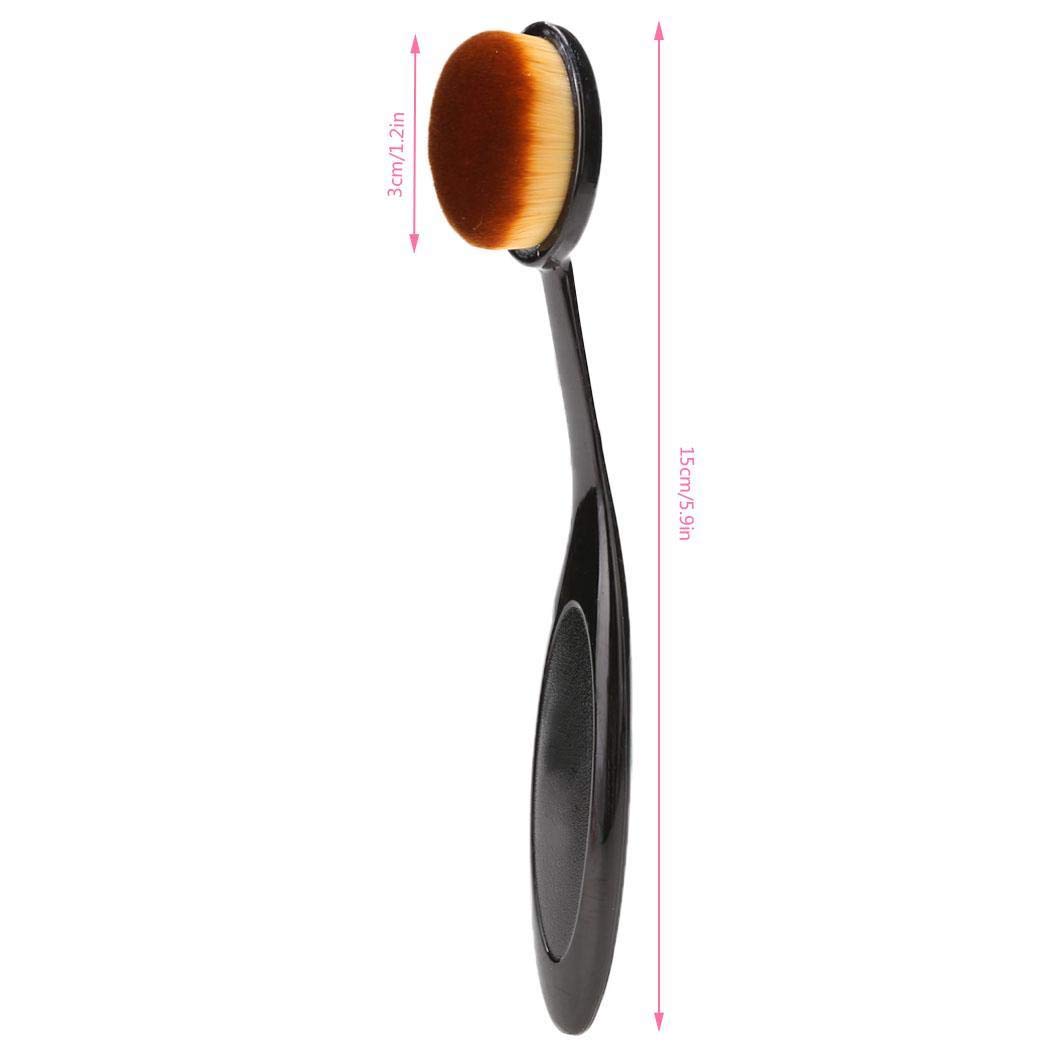 5 PCS/Set Makeup Brush Kit Teardrop/Gourd Sponge Oval Makeup Brush Foundation Cream Cosmetic Blush Brush (Concealer Brush+ 4 Teardrop Sponge)