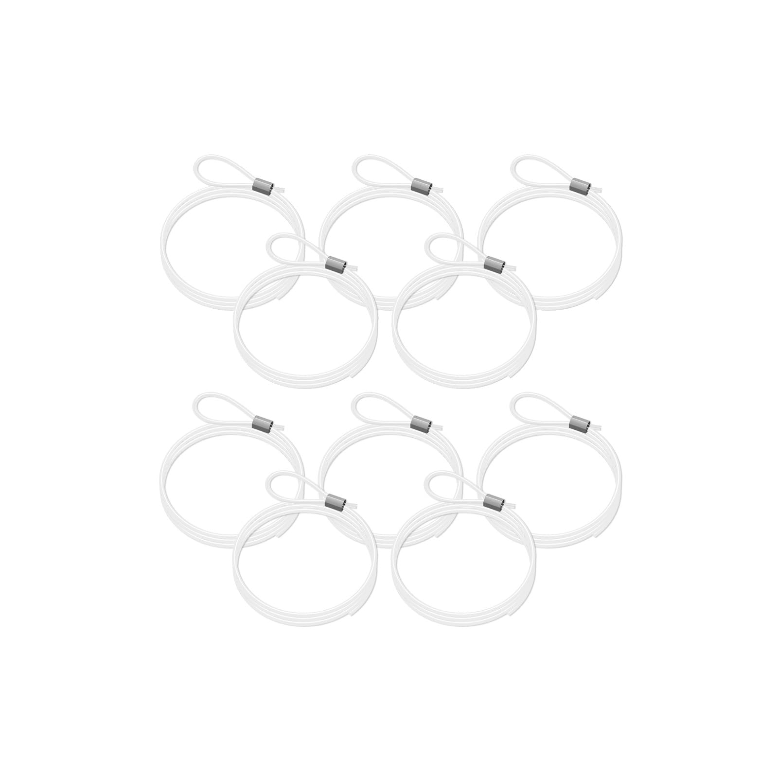 Artiteq Perlon Cable Loop - Transparent Cable for Hanging and Hanging Display (Pack of 10) 250 cm