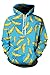 Mulisky Unisex 3d Realistic Printed Kangaroo Pocket Hooded Sweatshirt Hoodies