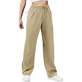 JEKAOYI Womens Athletic Hiking Pants Lightweight Quick Dry Water Resistant Elastic Waist Cargo Pants with Zipper Pockets
