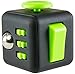 Fidget Cube - Fidget Box - Relieves Stress And Anxiety for Children and Adults - ADHD Toy (Black and Green)