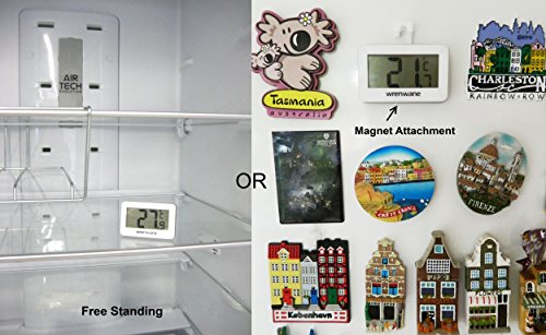 3 Wrenwane+Digital+Refrigerator+Thermometer+Operation