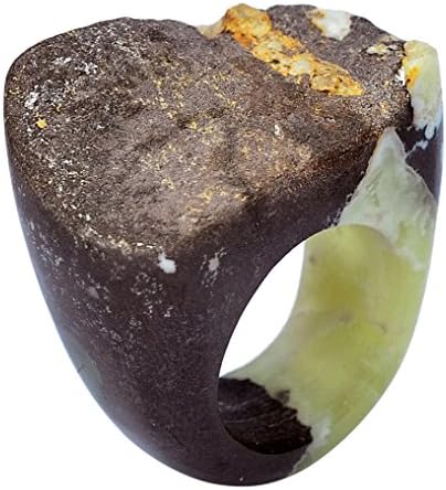 CRAFTED STUDIO Prehnite Ring for Women - Size: 7 (CS-FRP-10)