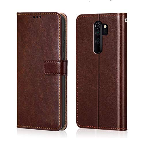 WOW Imagine Premium Leather Finish Inside TPU with Card Pockets Wallet Stand Shock Proof Magnetic Closure 360 Degree Com