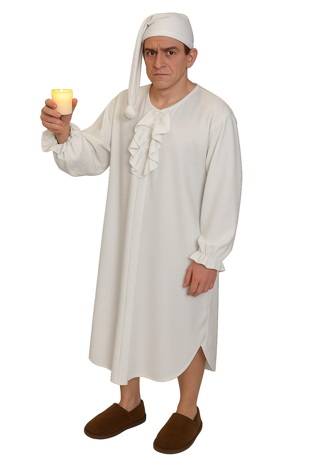 The Dragons Den Adults Ebeneezer Scrooge Christmas Carol World Book Day Fancy Dress Costume [Adults XXL up to 60" Chest]