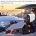Wireless Rechargeable Battery Powered Security Camera with Solar Panel, 1080p HD Waterproof Outdoor Home Surveillance with Motion Detection, Two Way Audio, Night Vision-Work with Alexa(2 Pack)
