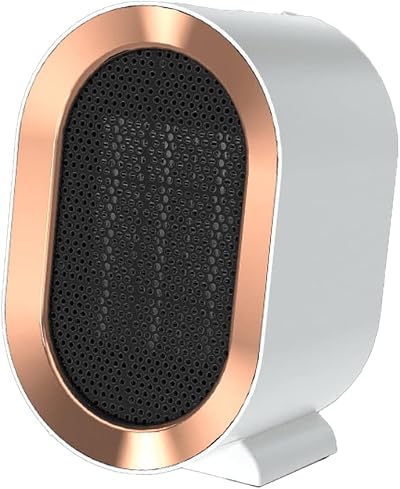 Deyaah 1200W Ceramic Plug In Fan Heater Portable 2 Heat Modes 220V White