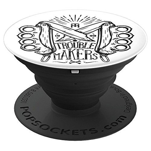 Gangster hood brass knuckles trouble makers - popsocket…