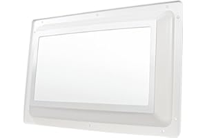 XMK RV Skylight Replacement Inner Dome, 14" x 22" x 2.9" RV Skylight Inner Dome with Clear Window for RV's Campers Food Trucks Shower Roof Opening, Include Screws