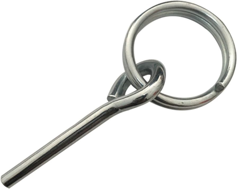 EDTara Camping Tent Pole Nail Ring Pin Needle Tent Building Tool Galvanized Ring Tent Accessories