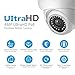 FULUVA UltraHD 4MP Dome POE IP Camera Video Surveillance, 100ft IR NightVision Motion Detection,IP66 Weatherproof, 90°Angle,3.6mm Lens